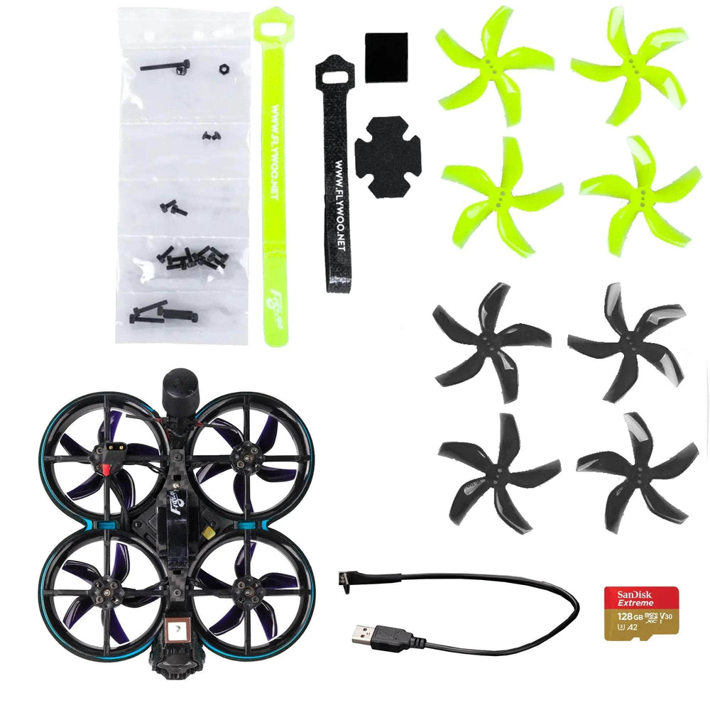 (PRE-ORDER) Flywoo BNF CineRace20 HD V2 Neon LED 4S Cinewhoop w/ DJI O3 Air Unit - ELRS 2.4