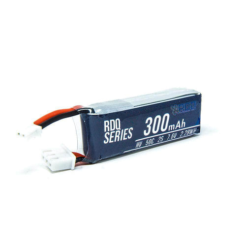 RDQ Series 7.6V 2S 300mAh 50C LiHV Micro Battery For Tinyhawk S - PH2.0 - RaceDayQuads