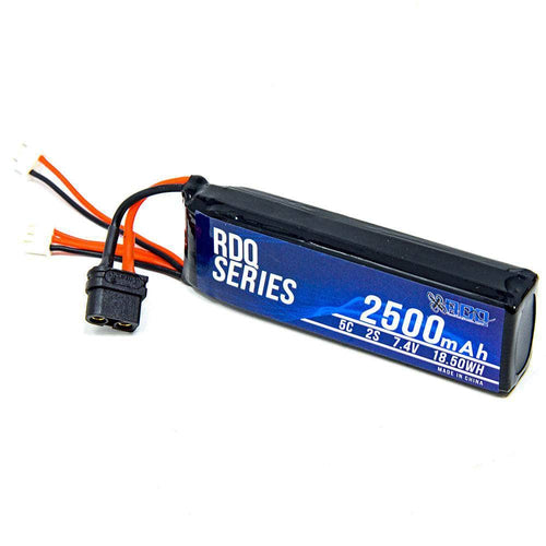 RDQ Series 7.4V 2S 2500mAh LiPo Battery for Taranis X9D 2019 - XT60 & JST-XH - RaceDayQuads