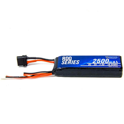 RDQ Series 7.4V 2S 2500mAh LiPo Battery for Taranis X9D 2019 - XT60 & JST-XH - RaceDayQuads