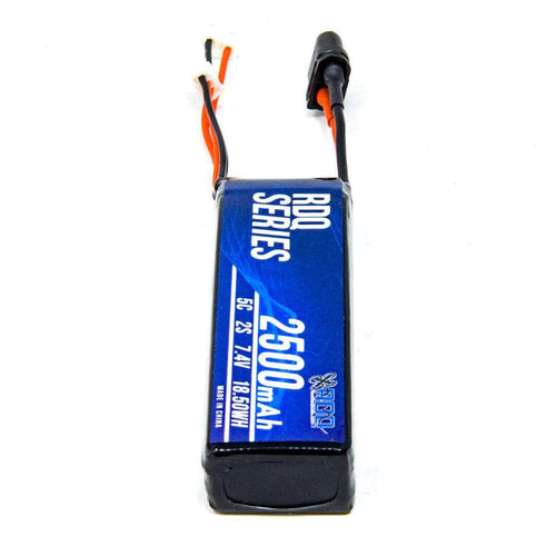 RDQ Series 7.4V 2S 2500mAh LiPo Battery for Taranis X9D 2019 - XT60 & JST-XH - RaceDayQuads