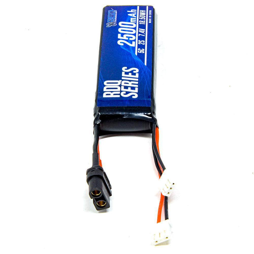 RDQ Series 7.4V 2S 2500mAh LiPo Battery for Taranis X9D 2019 - XT60 & JST-XH - RaceDayQuads