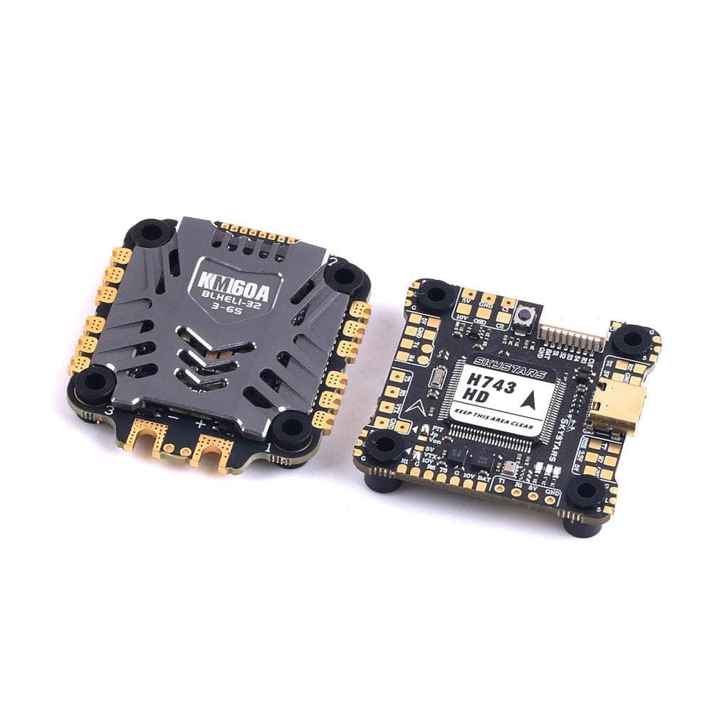 SkyStarsRC Fly Stack H7 3-6S 30x30 Stack/Combo (H7 FC / KM60 32Bit 60A 4in1 ESC) - Dual Gyro