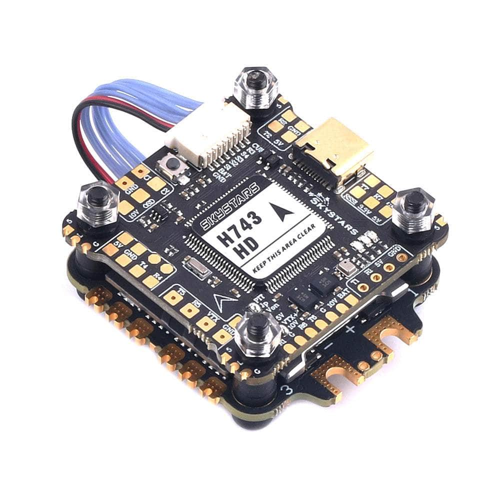 SkyStarsRC Fly Stack H7 3-6S 30x30 Stack/Combo (H7 FC / KM60 32Bit 60A 4in1 ESC) - Dual Gyro