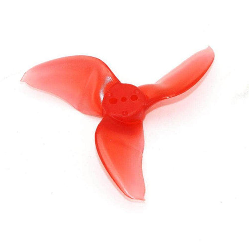 EMAX Avan Blur 2x1.9x3 Tri-Blade 2" Prop 4 Pack - Red - RaceDayQuads