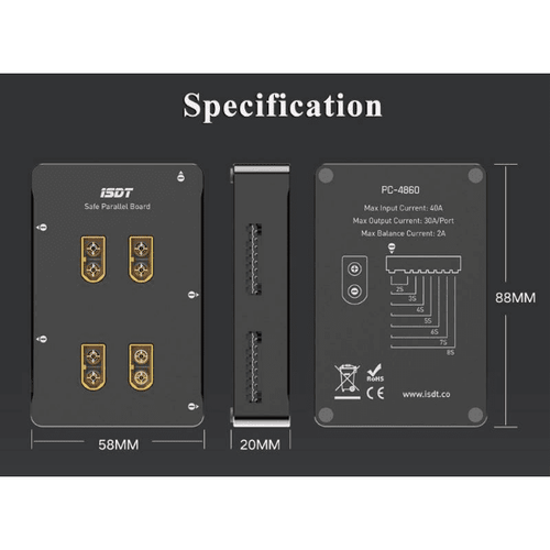 CHEN Charger ACC ISDT Parallel Charging Balance Board