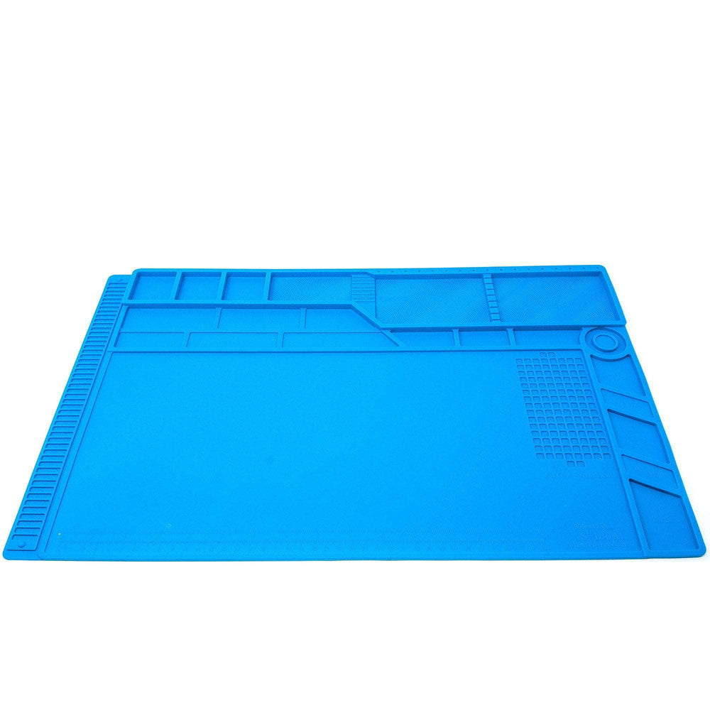 CHEN Tool S-180A1 Large Heat Resistant Silicone Soldering Work Mat w/ Magnets