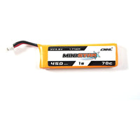 CNHL Battery CNHL MiniStar 3.7V 1S 450mAh 70C LiHV Micro Battery (4 Pack) - PH2.0