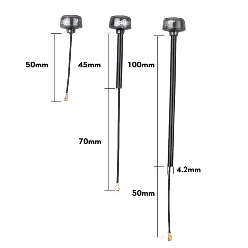 FLYWOO Antenna Flywoo Circular 5.8GHz U.FL Antenna - LHCP 115mm / 45mm Tube