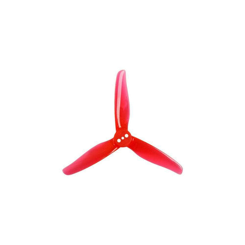 FOXEER Prop Crystal Red DAL New Cyclone T3018 Tri-Blade 3" Prop 8 Pack - Crystal Red