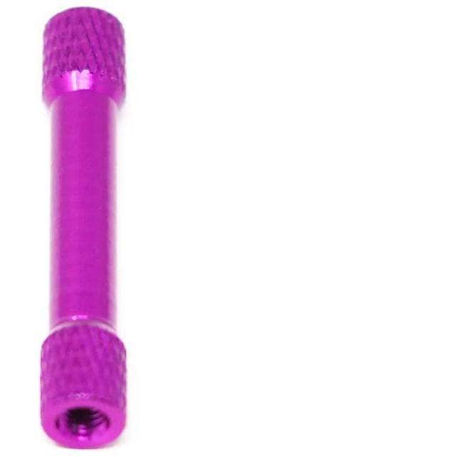 FPVELITE Hardware Purple / 25mm M3 Knurled Barbell Standoff (10PCS) - Choose Your Version