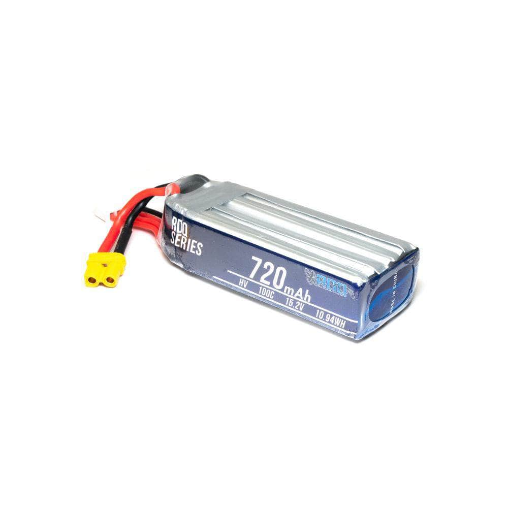 GNB Battery RDQ Series 15.2V 4S 720mAh 100C LiHV Whoop/Micro Battery - XT30