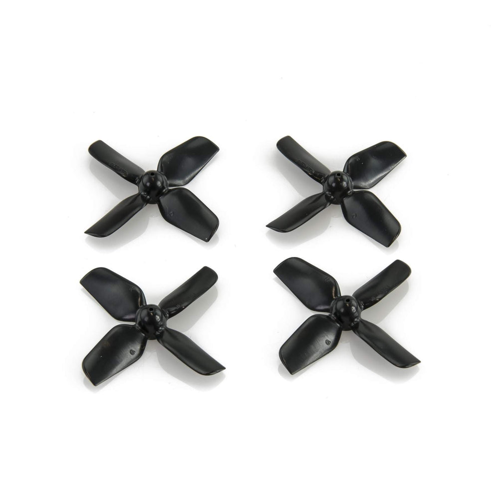 HQ Prop 1.2x1.3x4 Quad-Blade Micro/Whoop Prop 4 Pack (0.8mm Shaft) - Black - RaceDayQuads