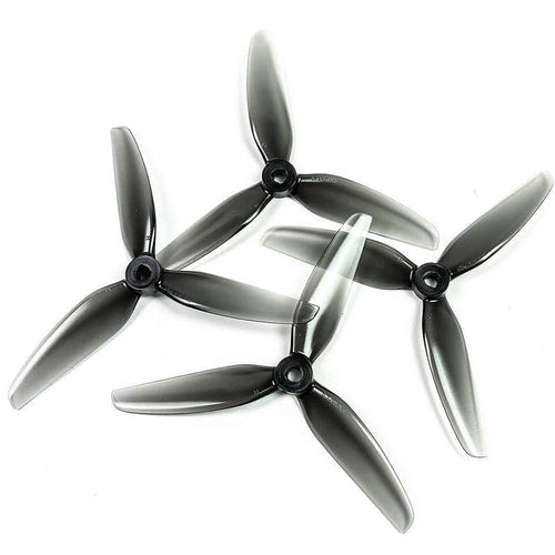 HQPROP Prop HQ Prop Durable 5.1x3.6x3 Tri-Blade 5" Prop 4 Pack - Grey