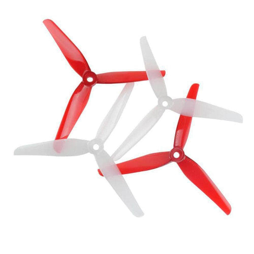 HQPROP Prop HQ Prop ETHIX P4 5.1x4x3 Tri-Blade 5" Prop 4 pack - Candy Cane