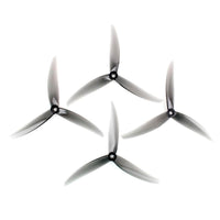 HQPROP Prop HQ Prop J75 7x5x3 Tri-Blade 7" Prop 4 Pack - Gray