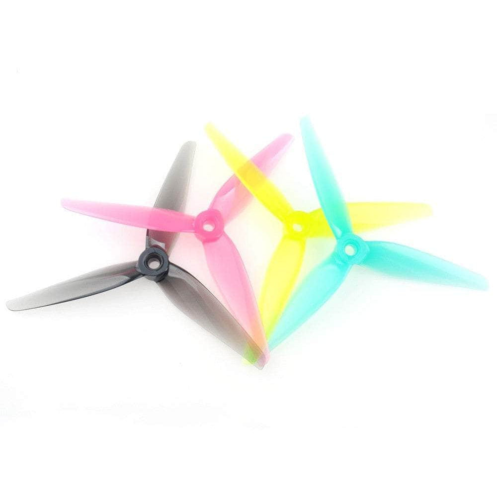 HQ Prop R35 5.1x3.5x3 Tri-Blade 5" Prop 4 Pack - Choose Color