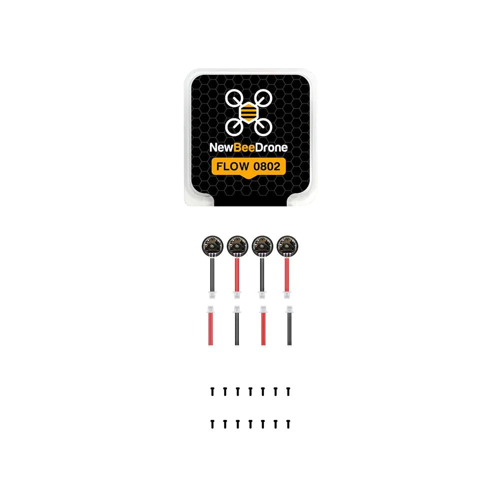 NEWBEEDRONE Motor NewBeeDrone Flow 0802 25000Kv Micro Motor 4 pack