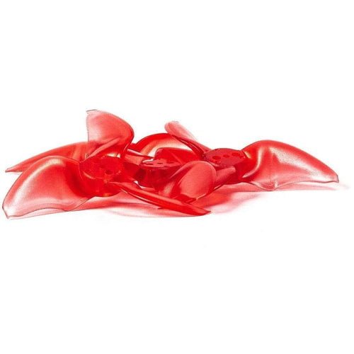 EMAX Avan Blur 2x1.9x3 Tri-Blade 2" Prop 4 Pack - Red - RaceDayQuads