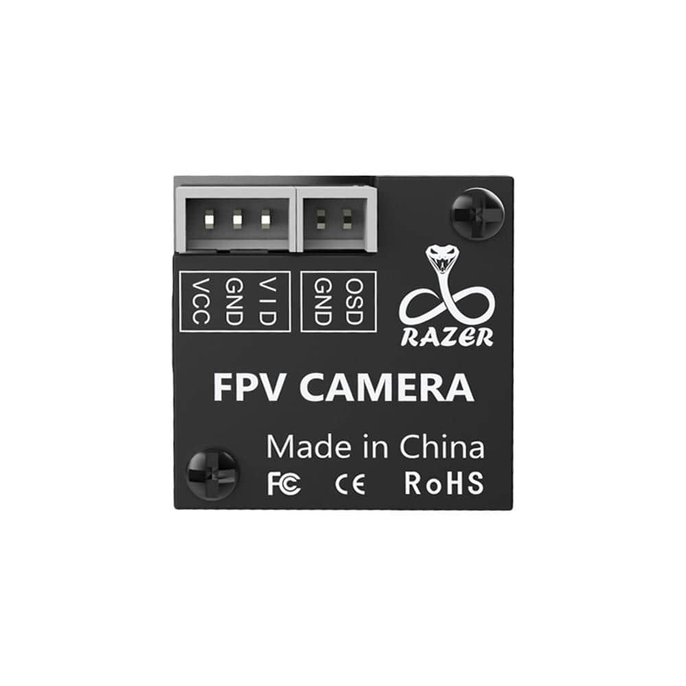 Foxeer Razer Micro 1200TVL 4:3 PAL/NSTC CMOS FPV Camera (1.8mm) - Black - RaceDayQuads