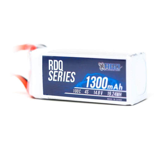 RDQ Series 14.8V 4S 1300mAh 100C LiPo Battery - XT60 - RaceDayQuads