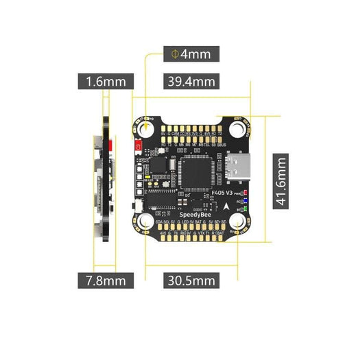 RUNCAM FC SpeedyBee F405 V3 3-6S 30x30 Flight Controller