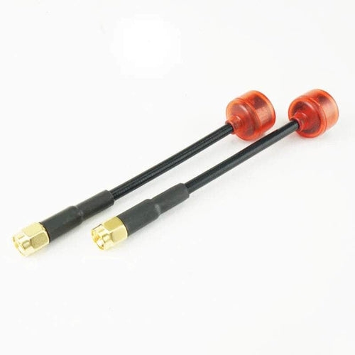 RUSHFPV Antenna RUSHFPV Cherry Ultra Extended 5.8GHz SMA Antenna  (2pc) - Transparent Red - Choose Your Polarization