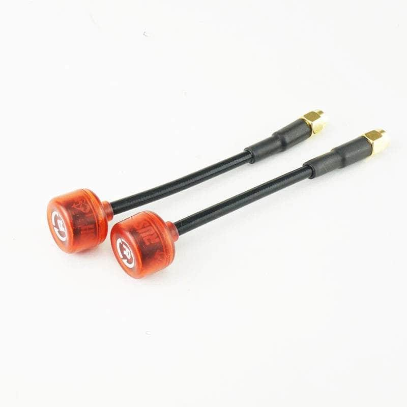 RUSHFPV Antenna RHCP RUSHFPV Cherry Ultra Extended 5.8GHz SMA Antenna  (2pc) - Transparent Red - Choose Your Polarization