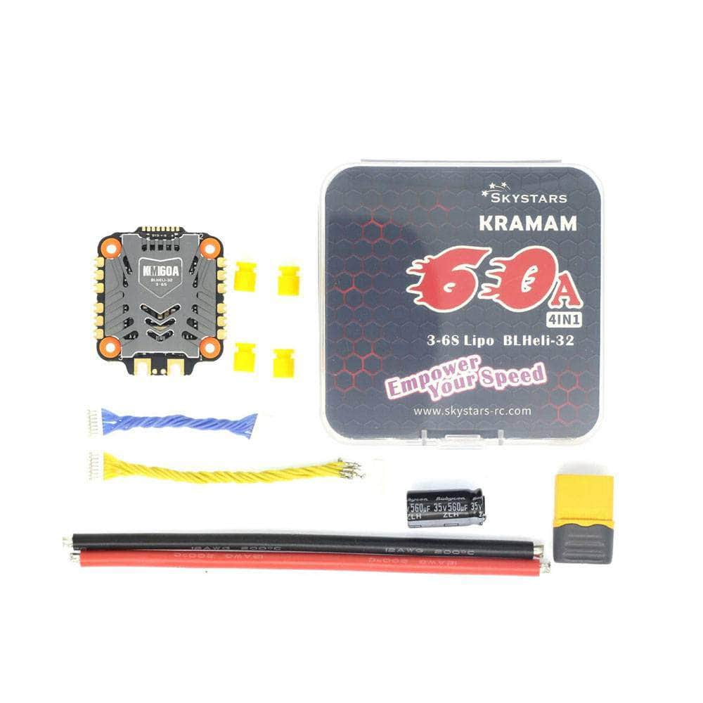 SkyStarsRC Kramam 60A 3-6S 30x30 32Bit 4in1 ESC