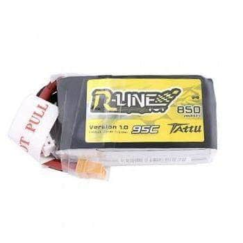 Tattu R-Line 14.8V 4S 850mAh 95C LiPo Battery - XT60 - RaceDayQuads