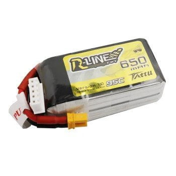 TATTU Battery Tattu 14.8V 4S 650mAh 95C LiPo Micro Battery - XT30