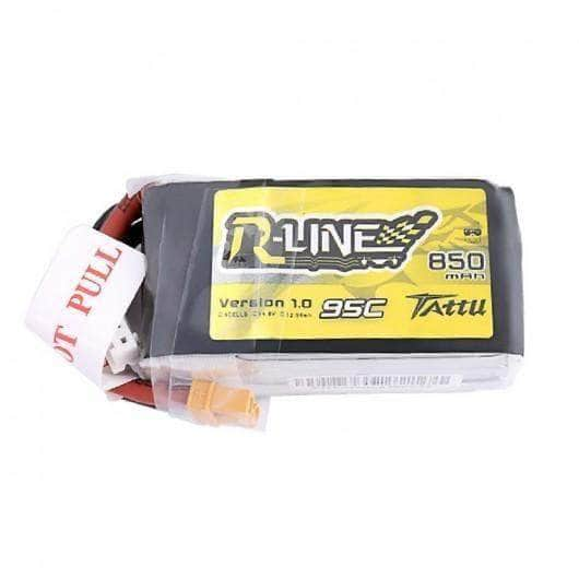 TATTU Battery Tattu R-Line 14.8V 4S 850mAh 95C LiPo Micro Battery - XT30