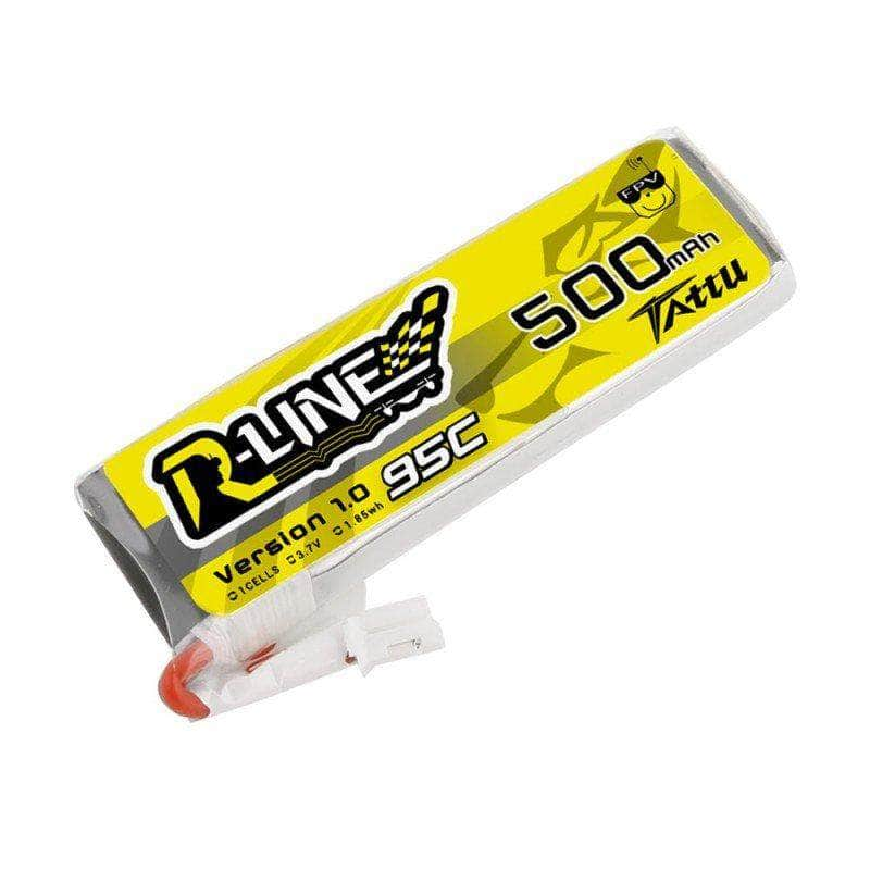 TATTU Battery Tattu R-Line 3.7V 1S 500mAh 95C LiPo Whoop/Micro Battery - PH2.0