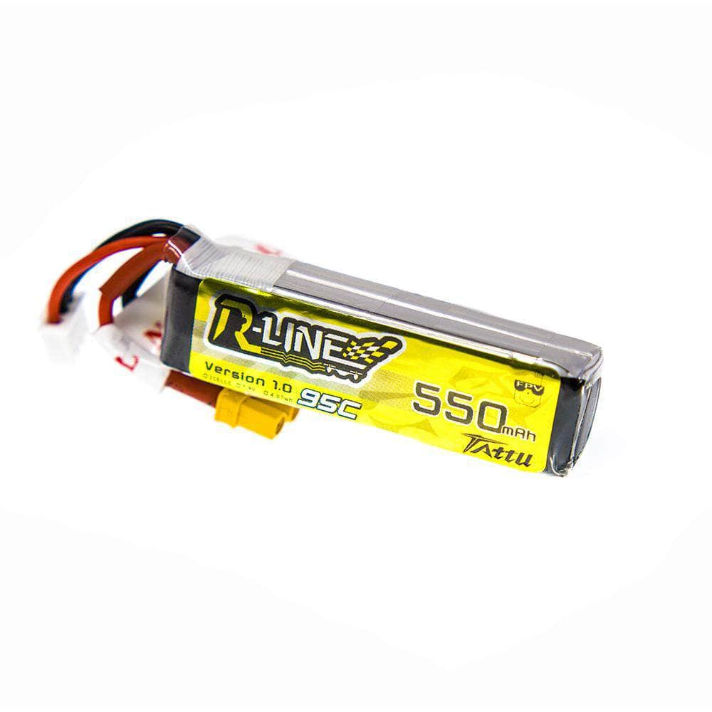 TATTU Battery Tattu R-Line 7.4V 2S 550mAh 95C LiPo Micro Battery - XT30