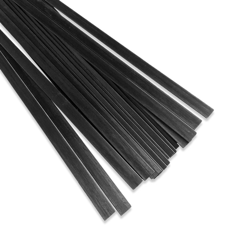 WINDCATCHERRC Hardware 10 x 1 x 1000mm 1 Meter Carbon Fiber Strip (1pc) - Choose Your Size