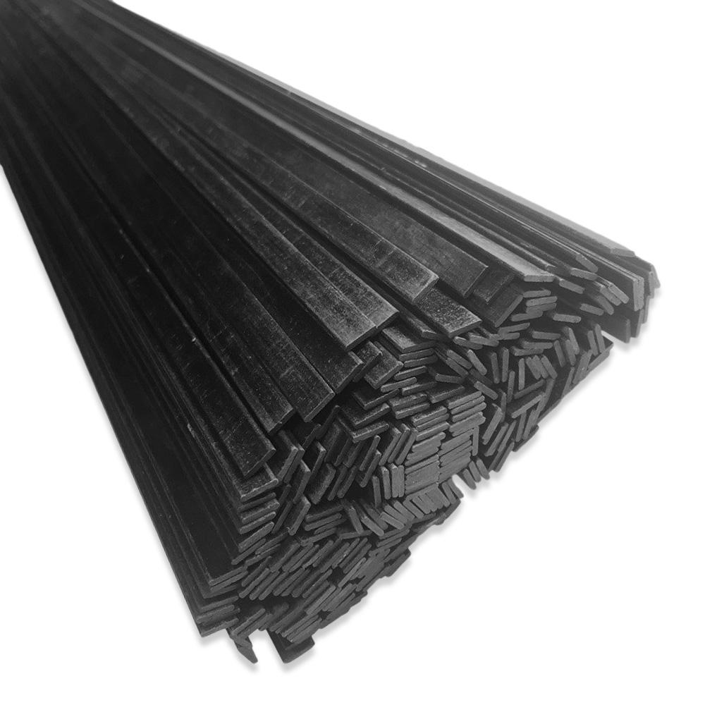 WINDCATCHERRC Hardware 6 x 1 x 1000mm 1 Meter Carbon Fiber Strip (1pc) - Choose Your Size